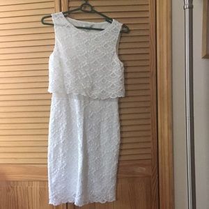 M Bebe white dress